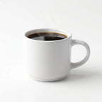 Klassische weiße Kaffeetasse – Minimalistische Keramiktasse für Tee und Kaffee